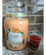 Yankee Candle 22 oz Orange Dreamsicle Bonus Votive Rare Hard to Find Sale  - $28.66