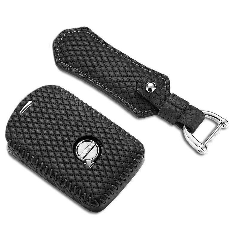 Top leather For Volvo XC90 20152017 Smart Remotes Key Bag Case Fob