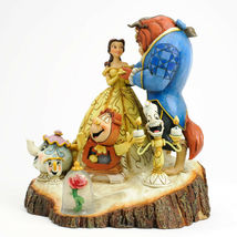 Disney Beauty & Beast Figurine Jim Shore Carved by Heart 7.75" High Fairy Tale image 3