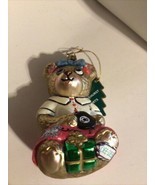 Whitehurst German Blown Glass Christmas Ornament Dee-Dee Bear Poodle Ski... - $19.79