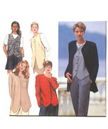 1990s Vtg Simplicity Sewing Pattern 9361 Easy Loose Fit Jacket Vest 18 2... - $6.95