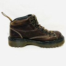 Doc Martens 8744 AirWair Brown Leather Work Boots Shoes UK 6 US Womens 6 Mens 5 - $47.47