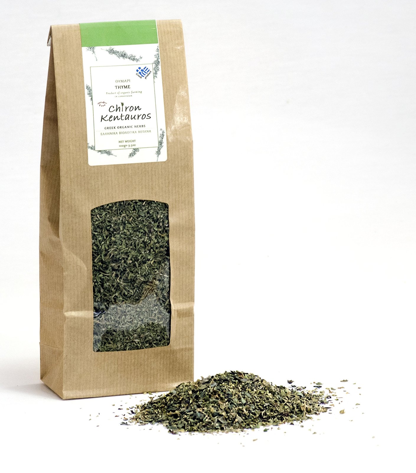 Bio Organic Thyme Herb from Mount Pelion Greece - GMO / Caffeine Free
