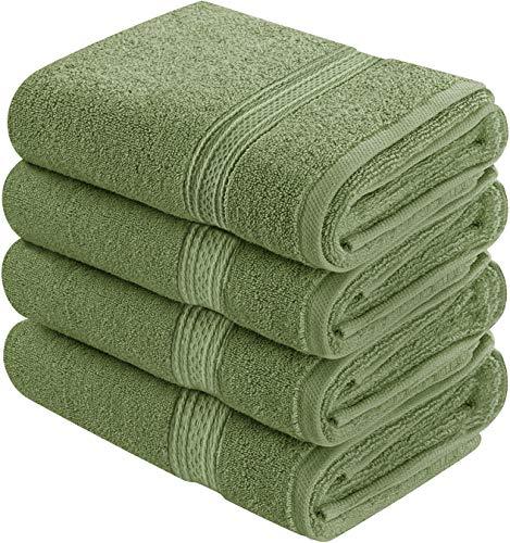 Utopia Towels Premium 700 GSM Cotton Large Hand Towels Sage Green, 4-Pack,16 x 2 - Towels ...