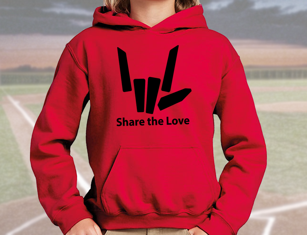 Share the Love Youth Hoodie, Stephen Sharer Kids Hoodie, Share the Love Merch - Sweatshirts, Hoodies