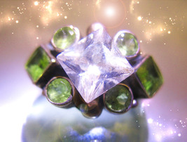 HAUNTED RING GIVE ME MONEY EMPOWER GENEROSITY  GOLDEN ROYAL COLLECTION MAGICK - $109.11