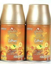 2 Glade 6.2 Oz Limited Edition Sparkling Citrus Sunrise Automatic Spray Refill - $20.99