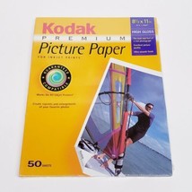 Kodak Premium Hi Gloss 50-Sheet 8.5 X 11 Photo Paper Looks Feels Like Real Photo - $27.11
