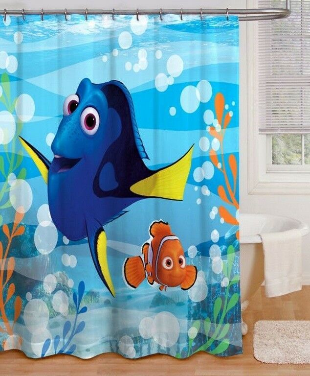 Bathroom Accessories Disney 13 Pieces Cars Shower Curtain With