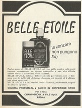 W3964 Belle Etoile The Mosquito Doesn&#39;T Pungono More - Advertising 1969 - $4.41