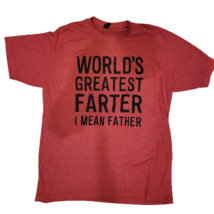 World&#39;s Greatest Farter T-Shirt Father&#39;s Day Present Large - £7.46 GBP