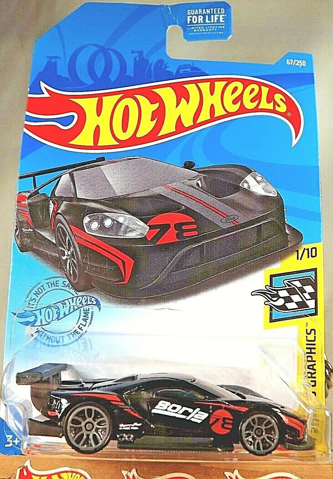 2021 Hot Wheels #67 HW Speed Graphics 1/10 2016 FORD GT RACE Black w/Gray J5 Sp