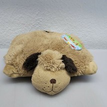 Pillow Pets PeeWee Dog 12” Brown Soft Stuffed Plush Animal 2010 Floppy Ears  - $19.50