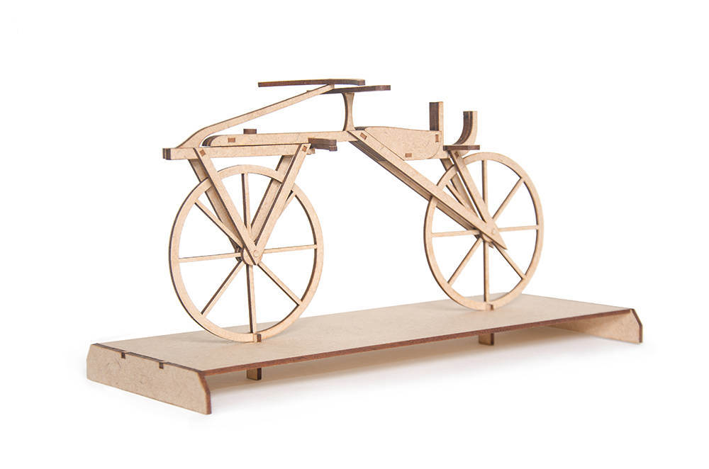 Details about   Fascinations ICONX Classic Bicycle Laser Cut 3D Metal Model Kit 
