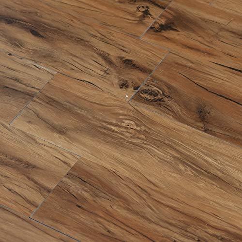 MISC Toasted Oak 4mm 26.53 Sq. Ft. Embossed Vinyl Plank Flooring Brown