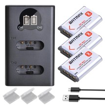 1860mAh NP-BX1 Np BX1 Bx1 Battery + Lcd Usb Charger With Type C For Sony DSC-RX1 - $63.25