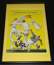 1950 Dartmouth vs Columbia Football Framed 10x14 Poster Official Repro