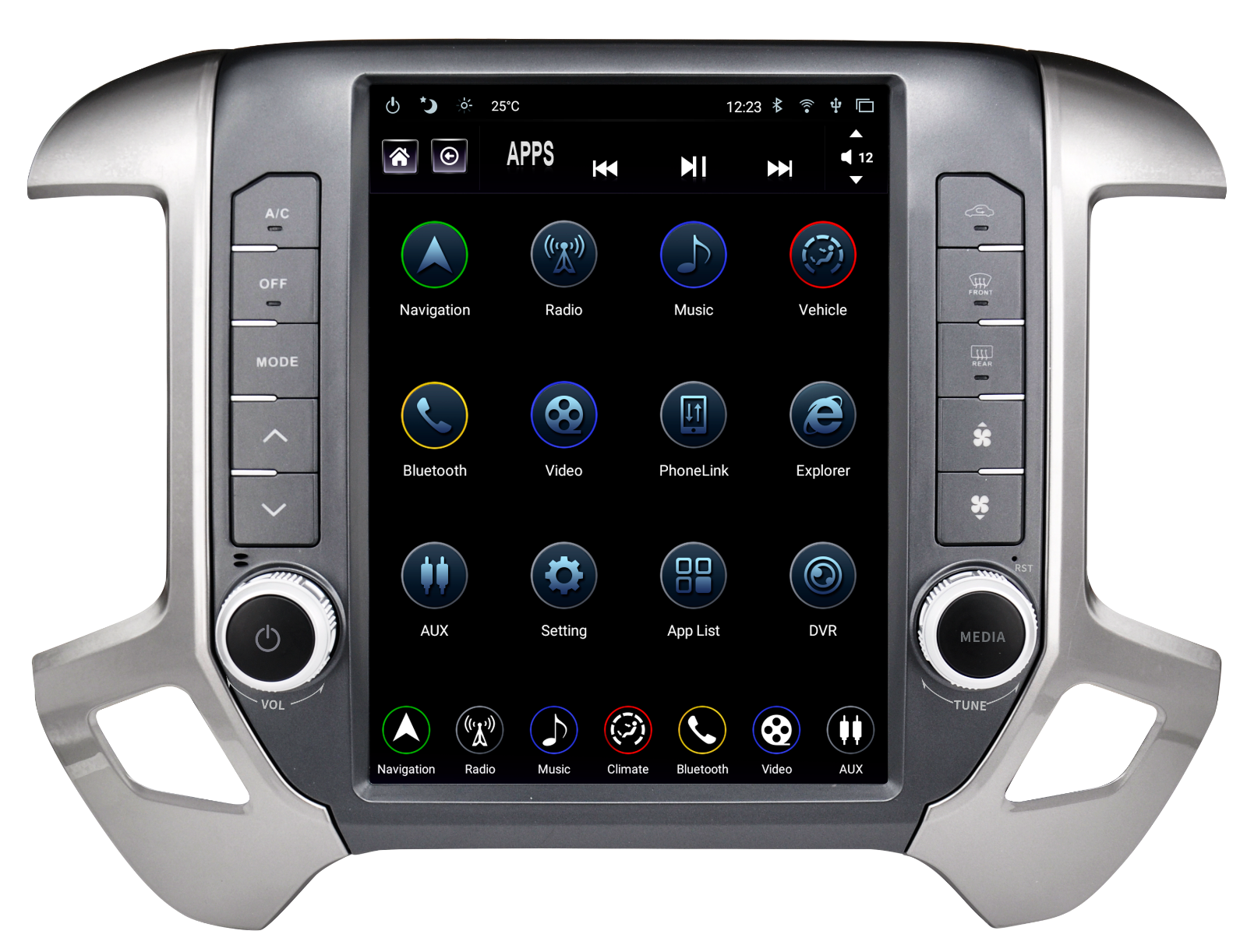 Linkswell TSGMPU121RR1 GEN III Car Video Units With GPS/Nav