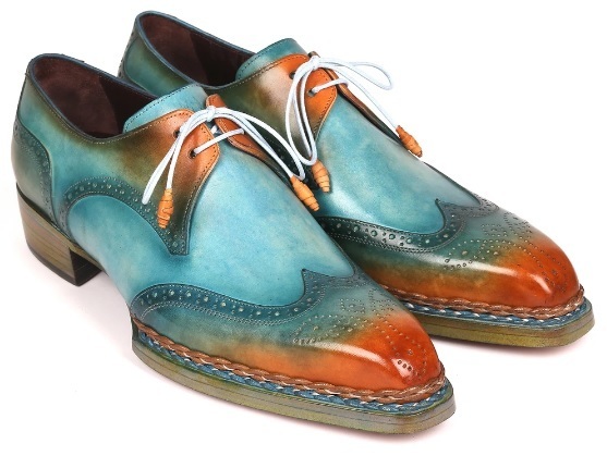 Sterling Blucher Multi Color Wing Tip Brogues Toe Patina Luxury Pairs Handmade