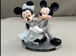 Disney Parks Mickey and Minnie Mouse Happily Ever After Wedding Ornament New