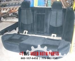 2009 MAZDA 6 BLACK CLOTH REAR SEAT WITH PATTERN *NO HEADRESTS