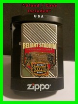 Vintage Zippo Lighter Reliant Stadium February 1st 2004 Super Bowl XXXVIII  - $58.19