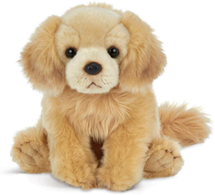 Bearington Goldie Plush Golden Retriever Stuffed Animal Puppy Dog, 13 inch - £26.35 GBP