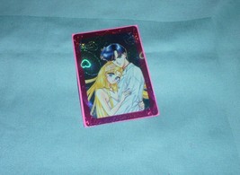 Sailor Moon Rare Prism Sticker Card  Usagi Mamoru  chibimoon sailormoon group - $45.00