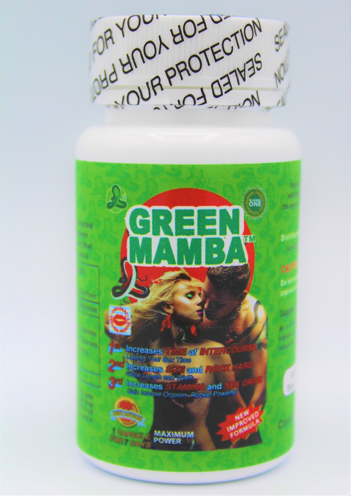 Bottle sealed Fresh. Green Mamba Male POWER Sexual Enhancement 10 pill ...