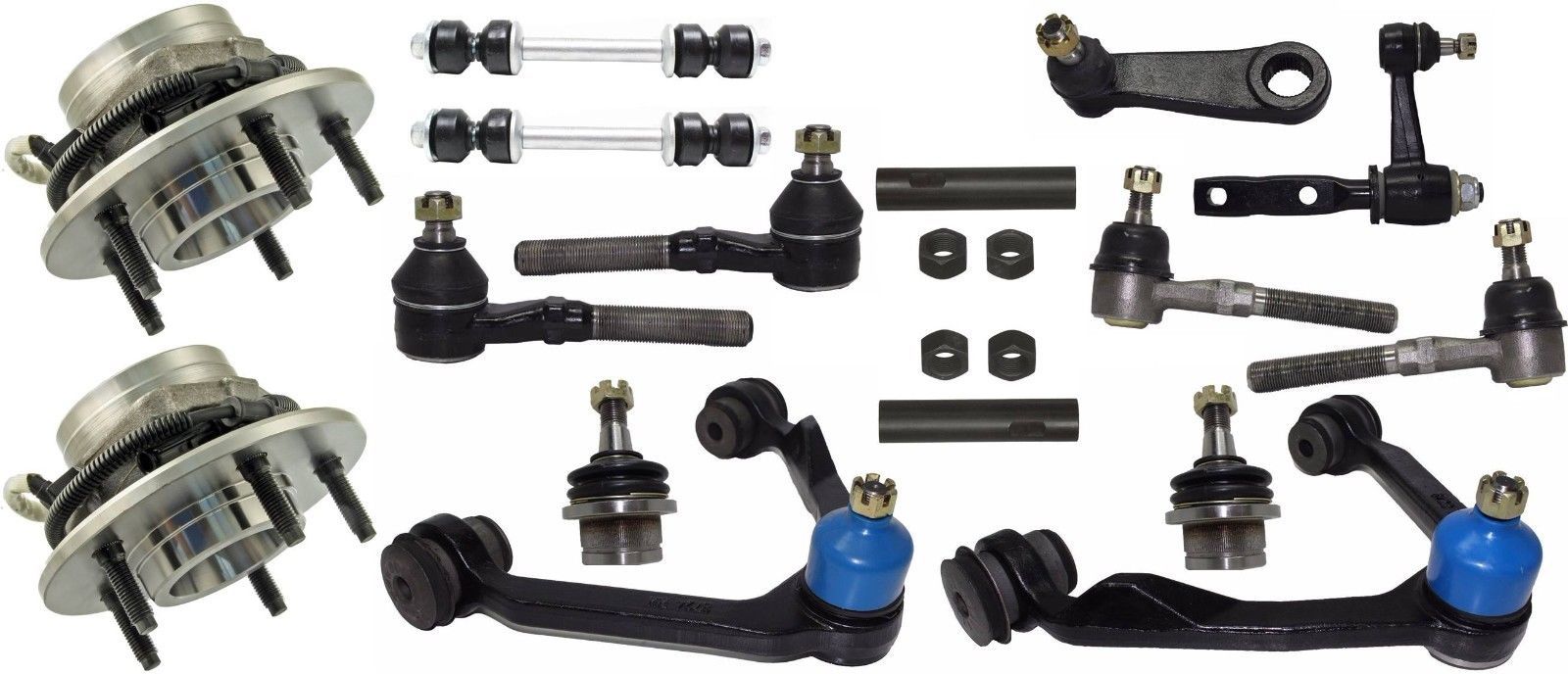 (22) Pcs Complete Front Suspension Kit for FORD EXPEDITION (20002002) 4WD Control Arms & Parts