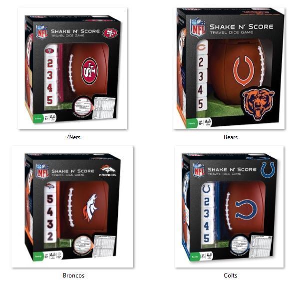 NFL Team Logo on Shake 'n Score Game by and 50 similar items