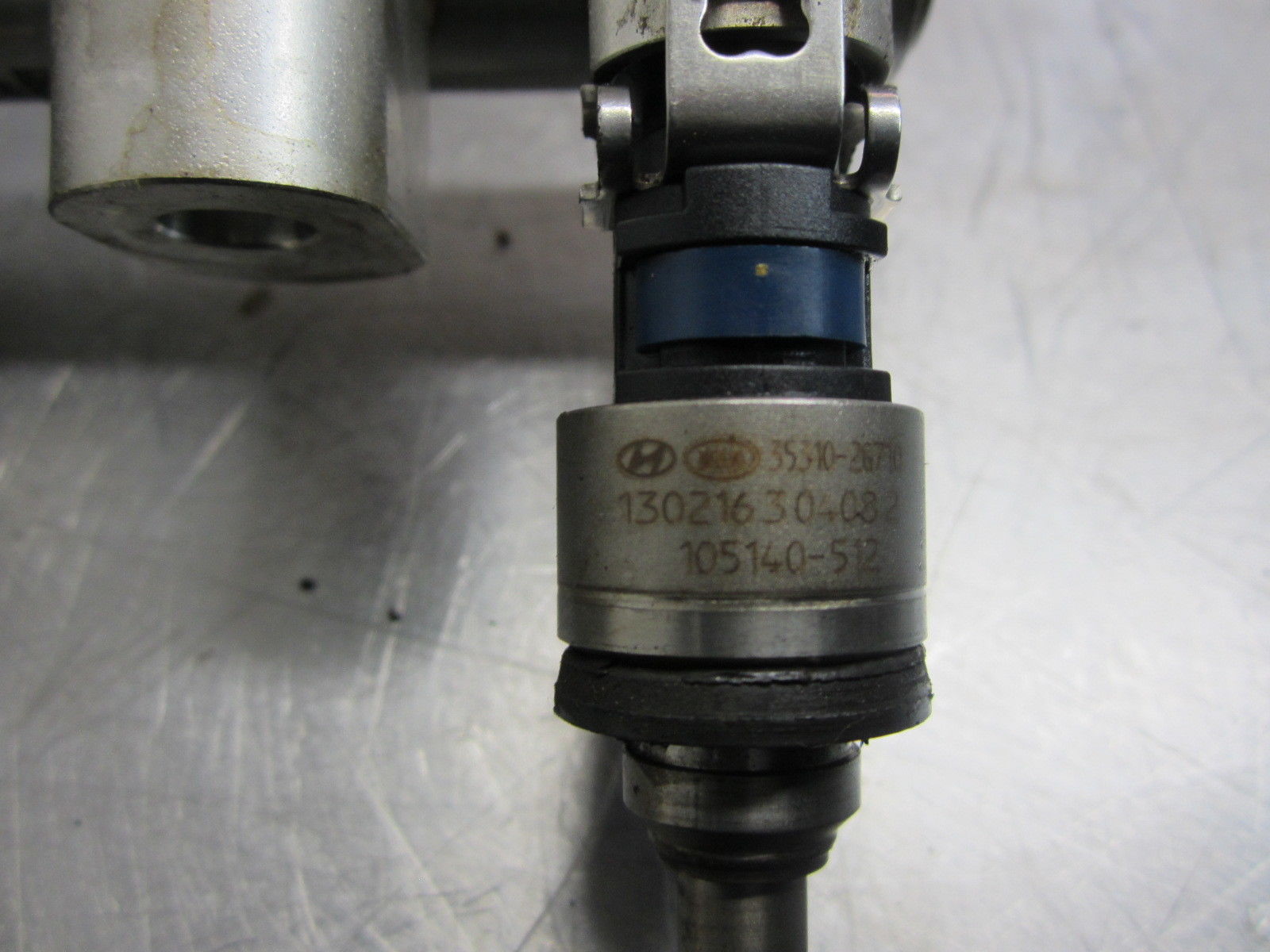 25X316 FUEL INJECTORS WITH RAIL 2013 HYUNDAI SANTA FE 2.4 353402G710