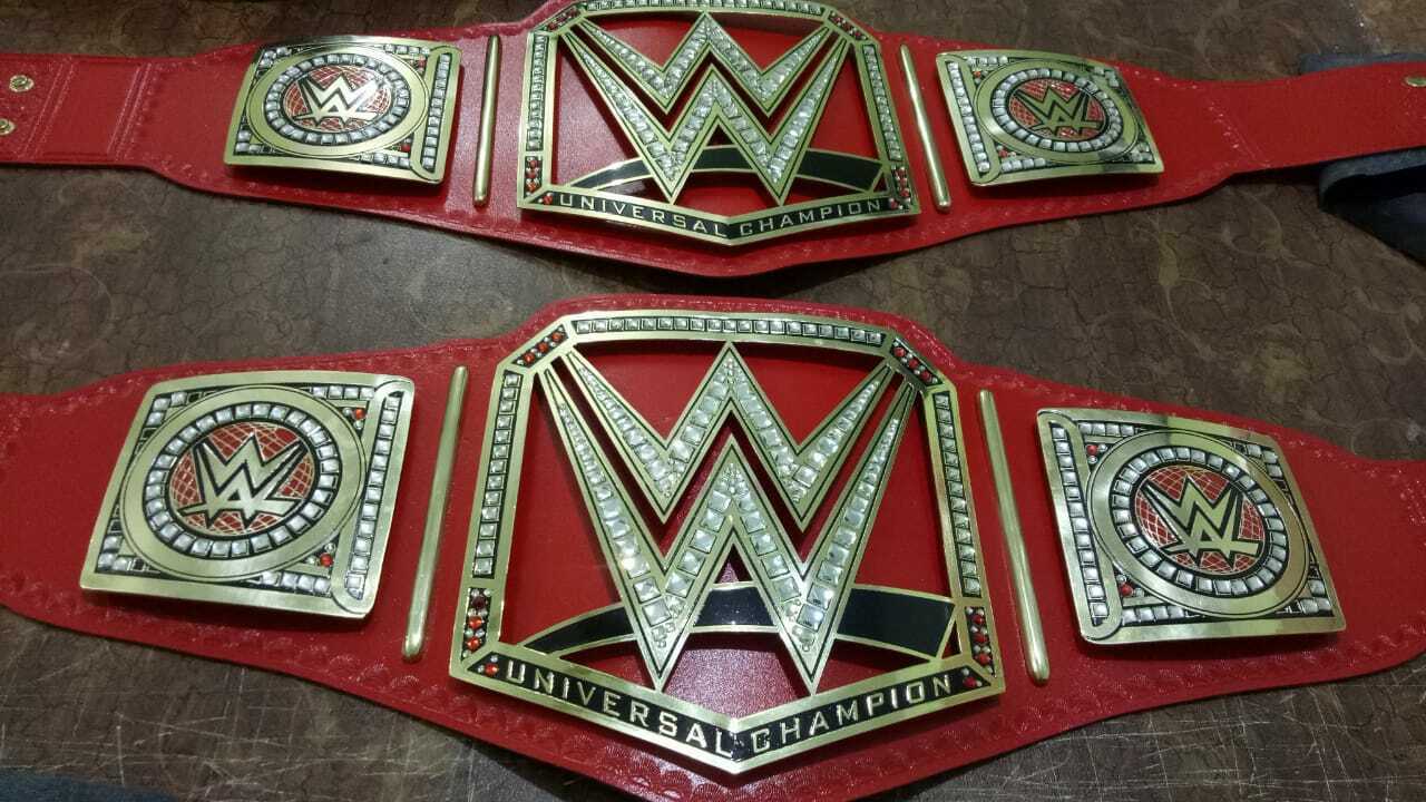 WWE Universal Championship Replica Title Belt Adult Size Red (Dual ...