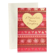 Valentines Day Greeting Card for Mom - A Mom&#39;s Love Means Everything - S... - $22.61