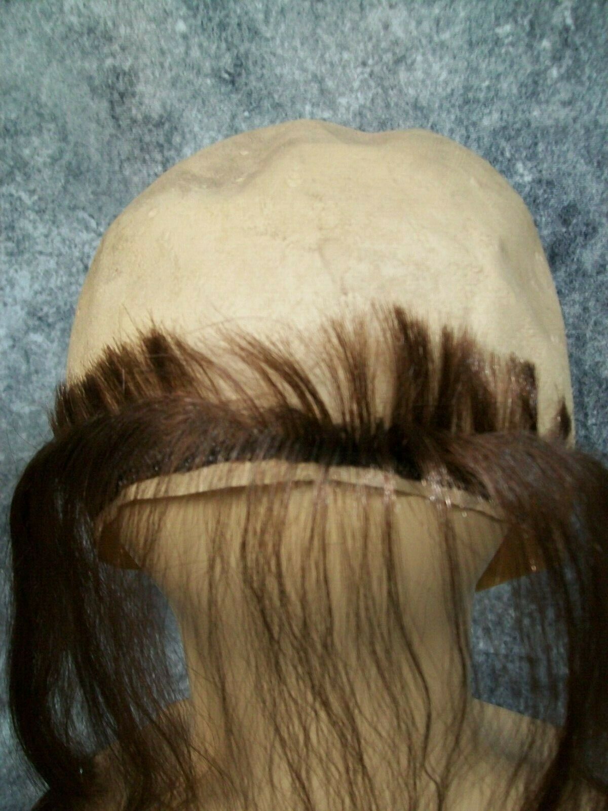 Creepy Zombie Latex Mask Decaying Face Stringy Hair Corpse Cadaver