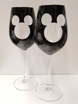 Disney Luxury Mickey Mouse Crystal Stemmed White Wine Glass - 16 oz - Se... - $30.45