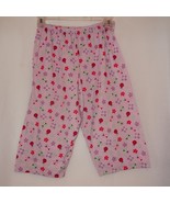 Pajama Pants Bottoms Size 10 12 Faded Glory Girls Lavender Ladybugs Flowers - $9.48