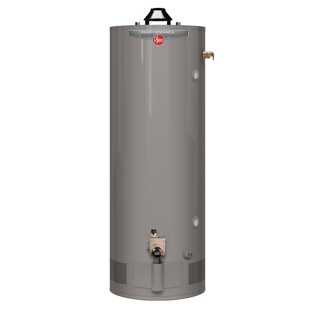 Rheem Natural Gas Water Heater 76,000 BTU 75 Gal. Pilot Reset Button