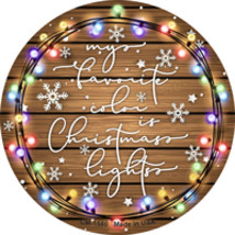 Christmas Lights Novelty Circle Coaster Set of 4 - $19.95