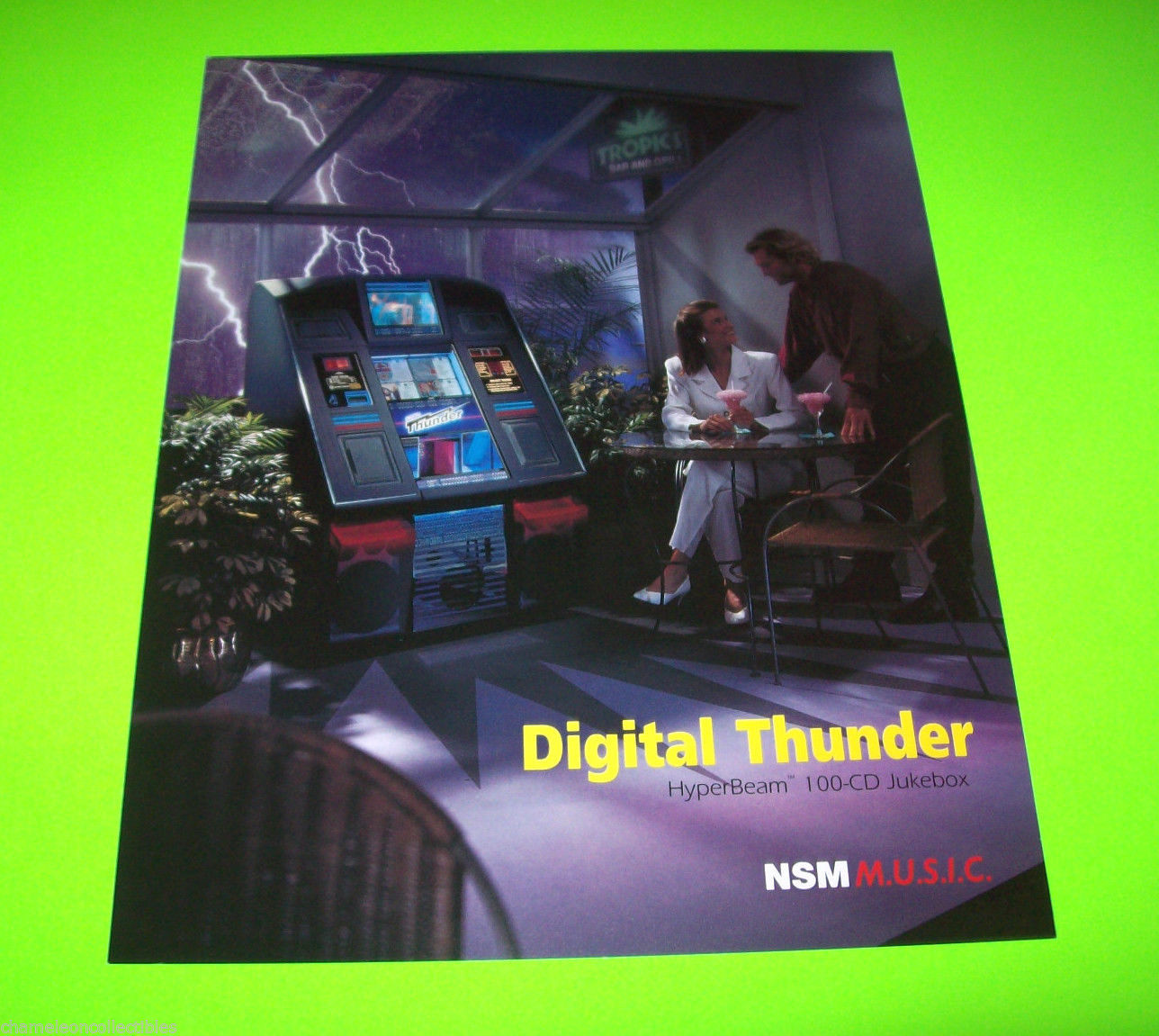 NSM DIGITAL THUNDER HYPERBEAM 100C Original NOS Phonograph Music