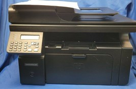HP LaserJet M1212nf MFP Mono Printer Scan Copy Fax Network Tested 16k Pa... - $112.20