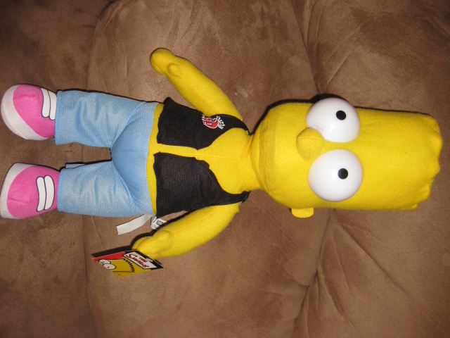 stuffed bart simpson