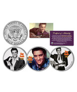 ELVIS PRESLEY * King Creole * Colorized JFK Half Dollar U.S. 3-Coin Set ... - $18.65