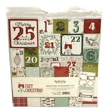 My Mind’s Eye Cozy Christmas Paper and Accessories Kit Scrapbook Craft C... - $27.71