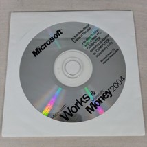 New Microsoft Works and Money 2004 Standard CD-ROM Software Disk - $14.90