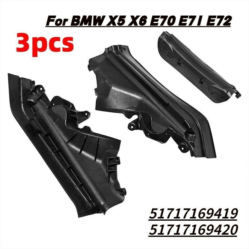 Primary image for  3pcs Engine Upper Compartment Partition Panel Set For BMW X5 X6 E70 E71 E72