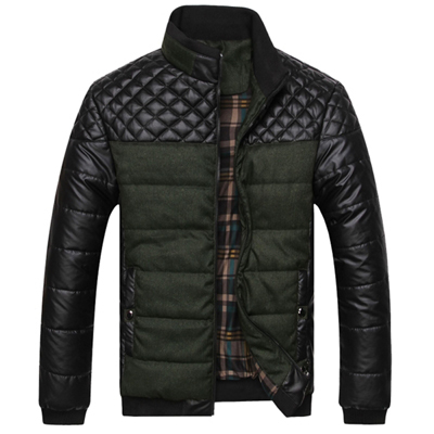 Image of Mountainskin Men's Mandarin Collar Jacket Men Coat Plus Size