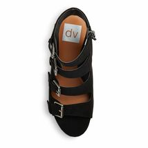 New DV Dolce Vita Black LeeAnn Buckle Wedge Gladiator Open Toe Sandals image 3