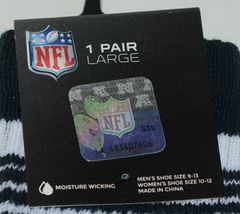 NFL Licensed Los Angeles Rams Socks 1 Pair Large Moisture Wicking image 3