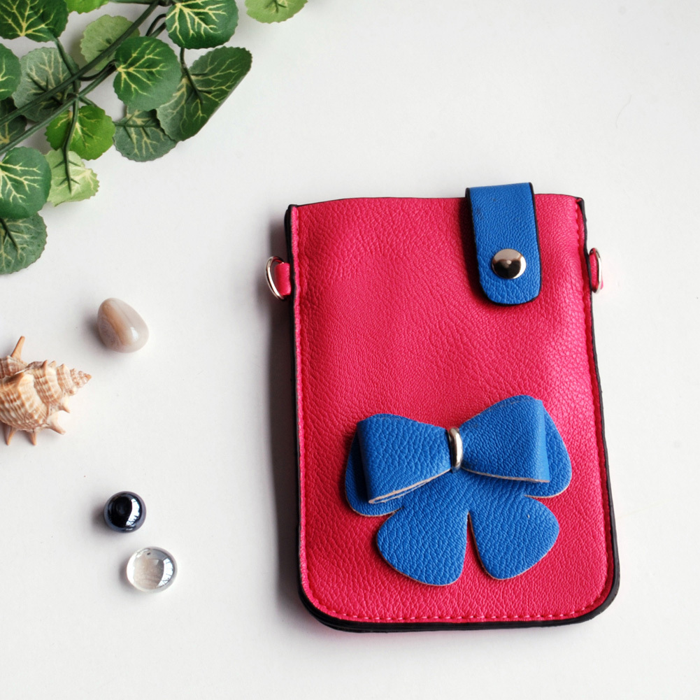 Primary image for [Cherry's Secret] Colorful  Leatherette Mobile Phone Pouch